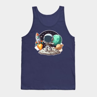 astronaut in the space Tank Top